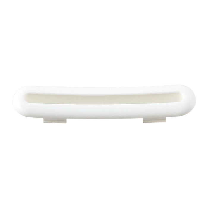 Made To Match TC301W Bathtub Overflow Hole Cover, Matte White