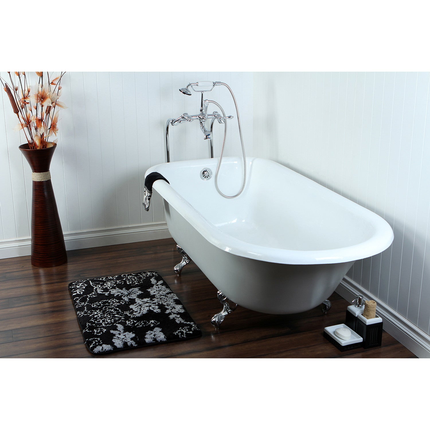 Kingston Brass Vintage Clawfoot Tub Waste and Overflow Drain - Polished Chrome CC2091