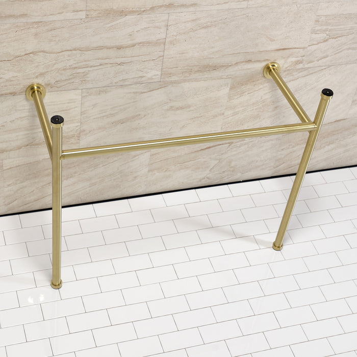 Hartford VPB39177 Stainless Steel Console Sink Legs, Brushed Brass