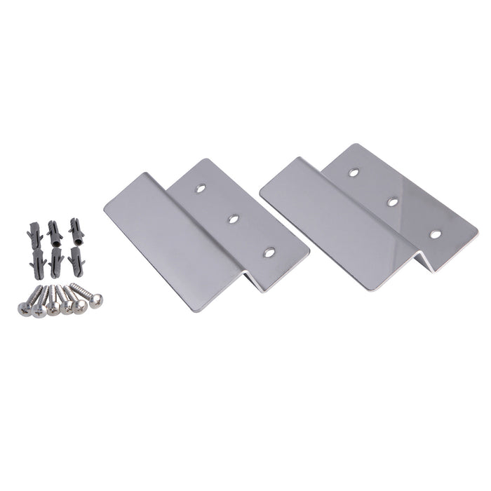 Kingston Brass VSPBRKT L-Shaped Mounting Bracket (VSP Series), Stainless Steel